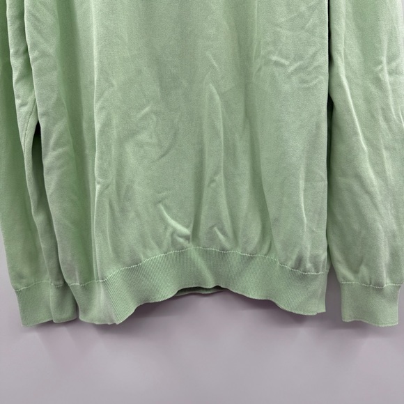 Vineyard Vines Garment-Dyed Cotton Long Sleeve Crewneck Sweater in Mint‎ Green L - Picture 3 of 9